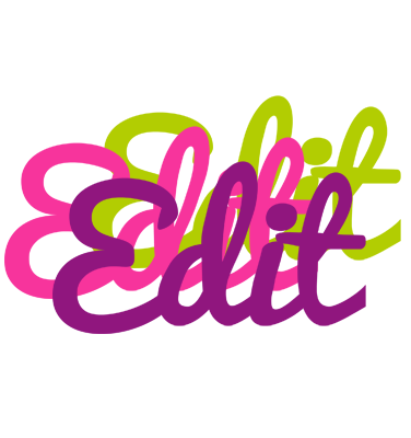 Edit flowers logo