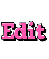 Edit girlish logo