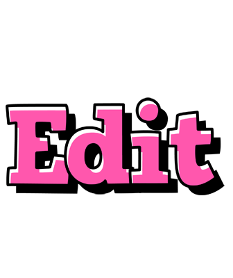 Edit girlish logo