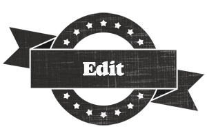 Edit grunge logo