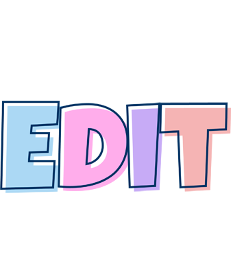 Edit pastel logo
