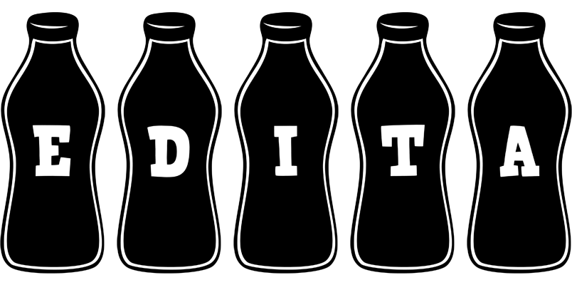 Edita bottle logo