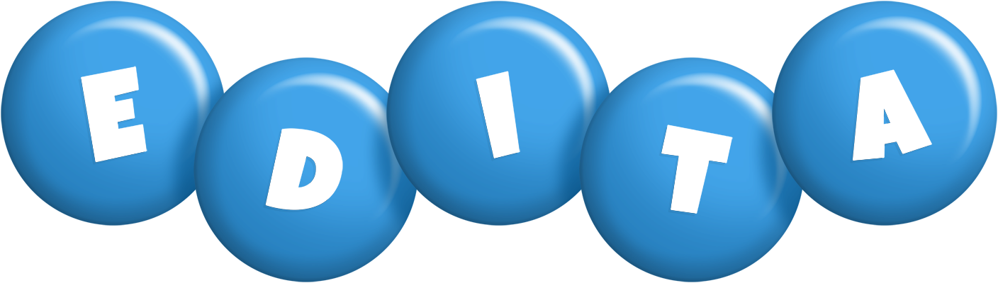 Edita candy-blue logo