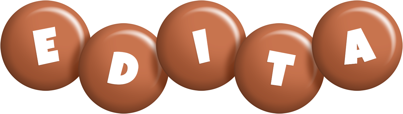 Edita candy-brown logo
