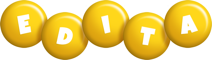 Edita candy-yellow logo