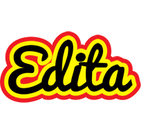 Edita flaming logo