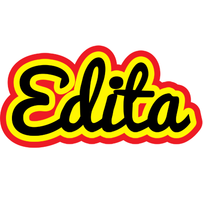 Edita flaming logo