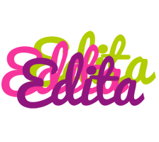 Edita flowers logo