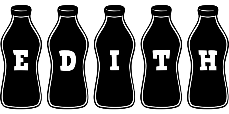 Edith bottle logo