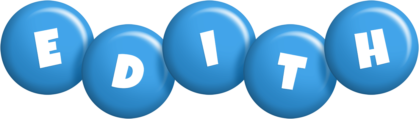 Edith candy-blue logo
