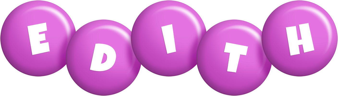 Edith candy-purple logo
