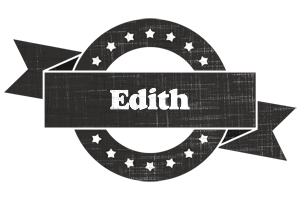 Edith grunge logo