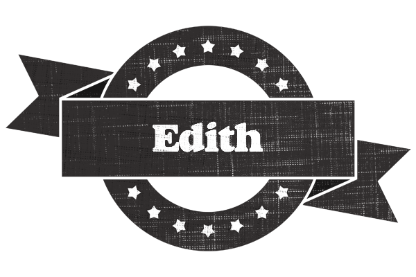 Edith grunge logo