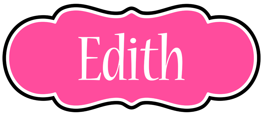 Edith invitation logo