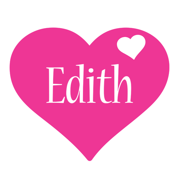 Edith love-heart logo