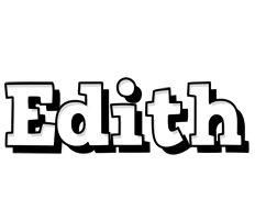 Edith snowing logo
