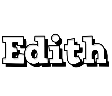 Edith snowing logo