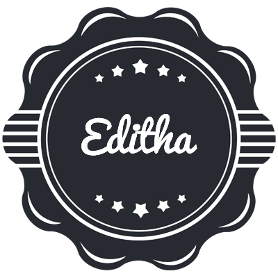 Editha badge logo