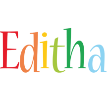 Editha birthday logo