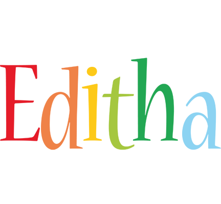Editha birthday logo