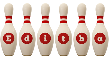 Editha bowling-pin logo