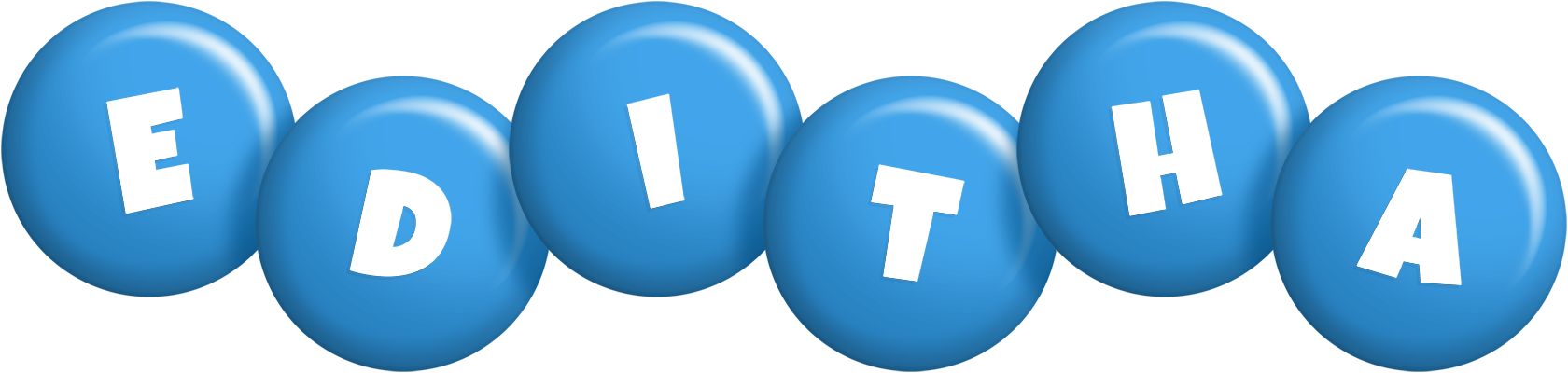 Editha candy-blue logo