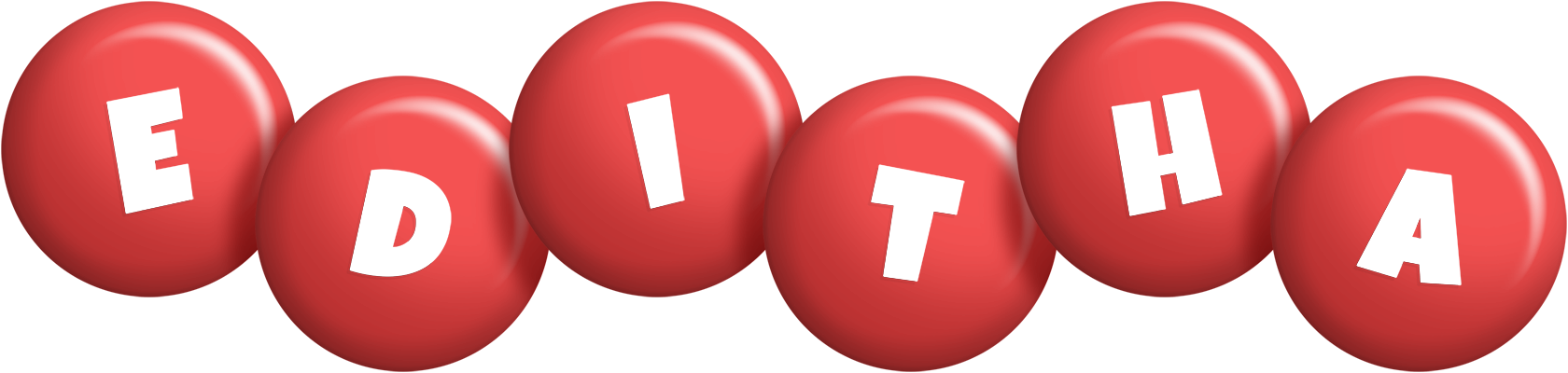 Editha candy-red logo