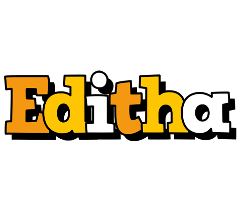 Editha cartoon logo
