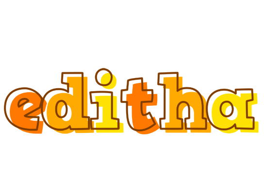Editha desert logo