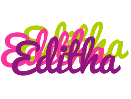 Editha flowers logo