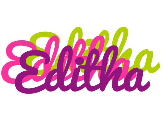 Editha flowers logo