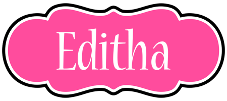 Editha invitation logo