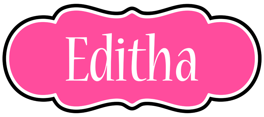 Editha invitation logo