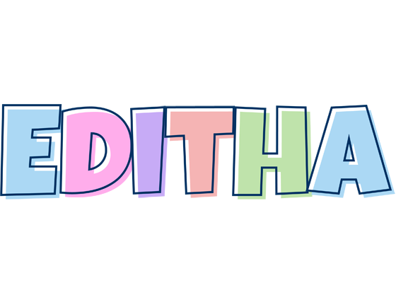Editha pastel logo