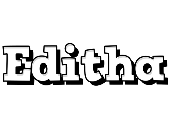 Editha snowing logo