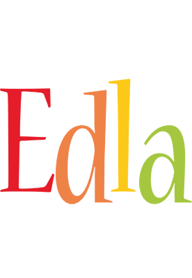 Edla birthday logo