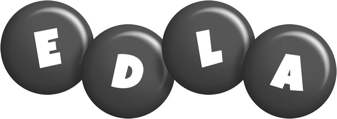Edla candy-black logo