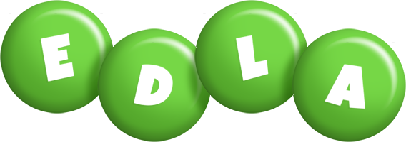 Edla candy-green logo