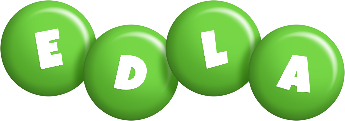 Edla candy-green logo