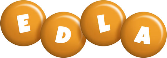 Edla candy-orange logo