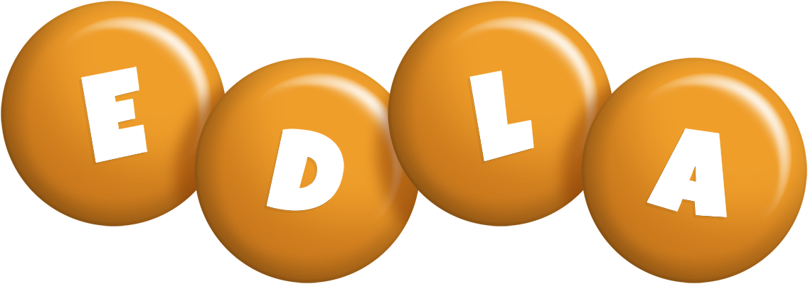 Edla candy-orange logo