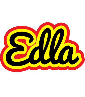 Edla flaming logo