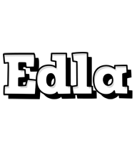 Edla snowing logo