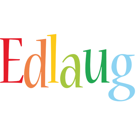Edlaug birthday logo