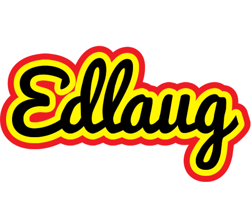 Edlaug flaming logo
