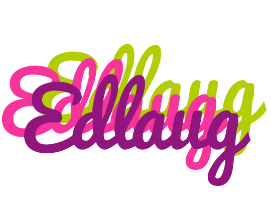 Edlaug flowers logo