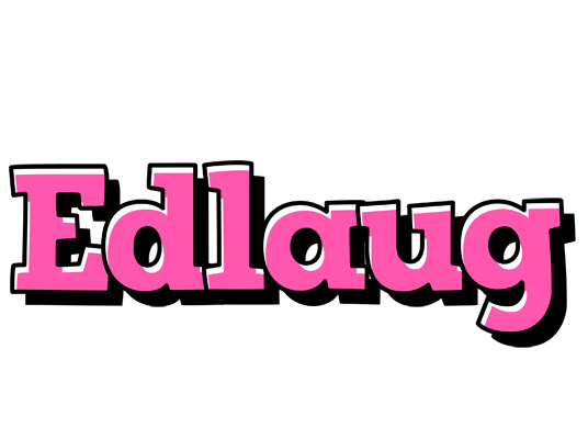 Edlaug girlish logo