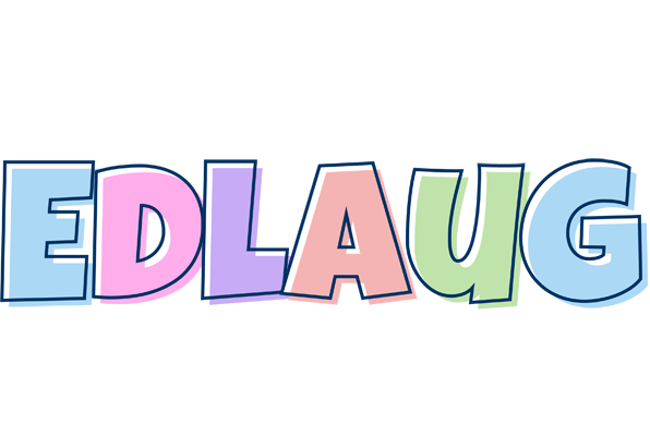 Edlaug pastel logo