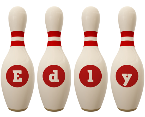 Edly bowling-pin logo