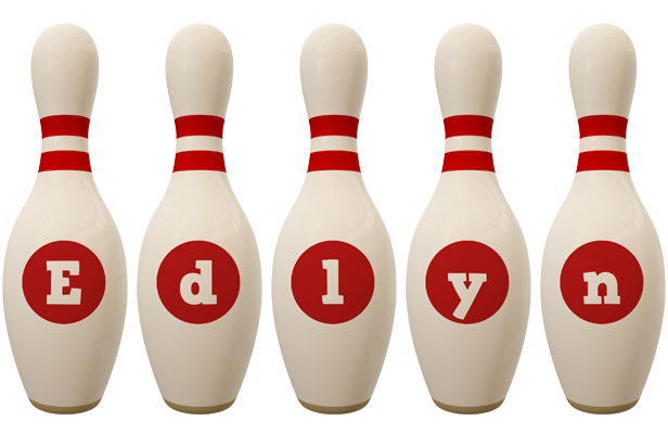 Edlyn bowling-pin logo